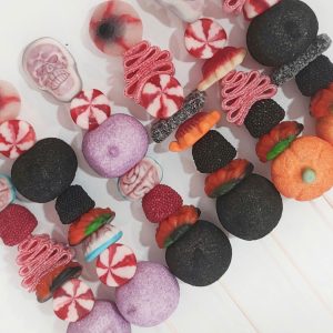 Brochetas chuches Halloween